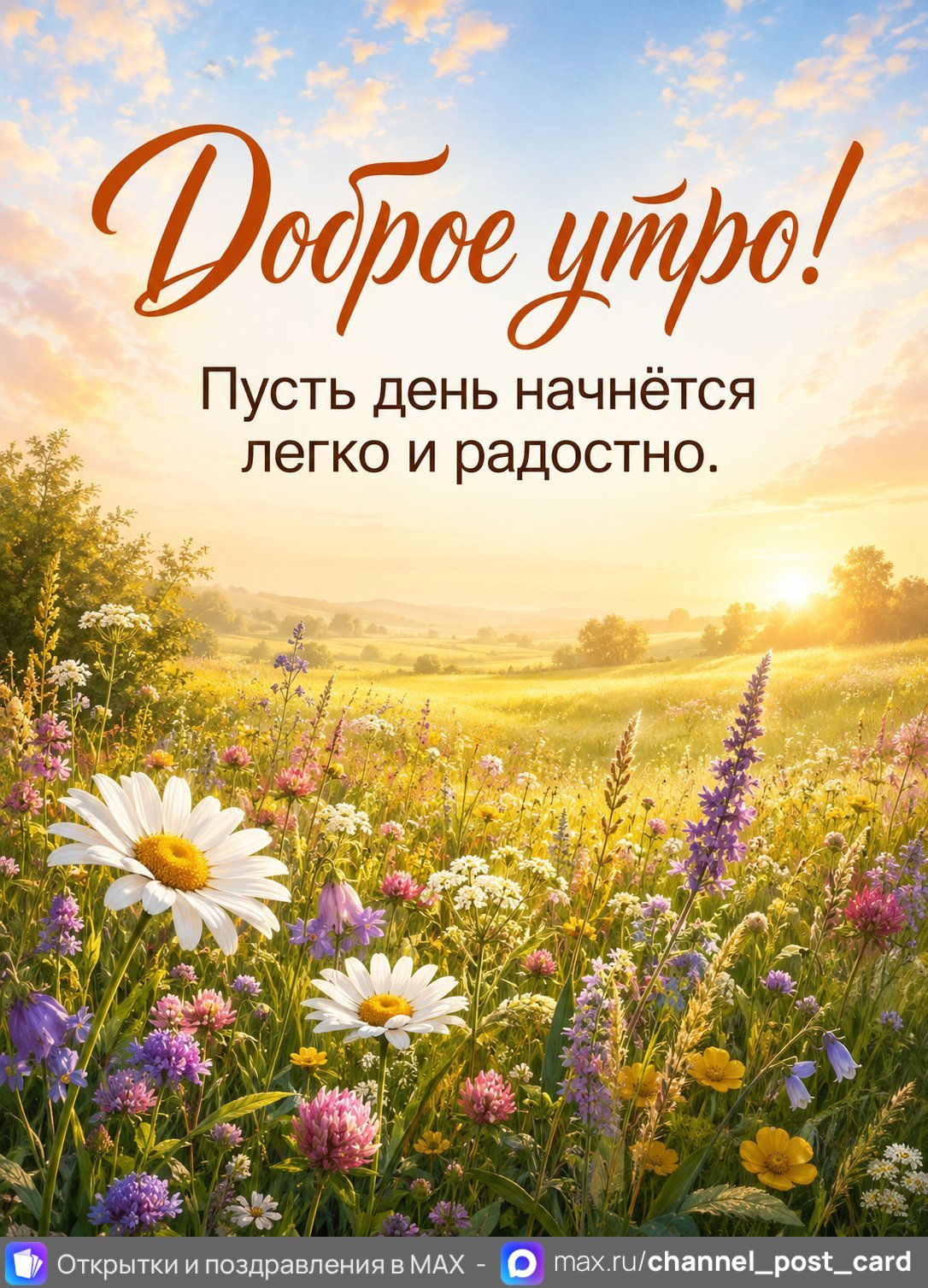 Доброе утро — открытка «Доброе утро»