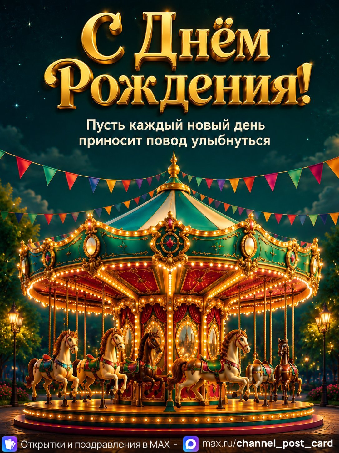 Открытка «С Днем Рождения»