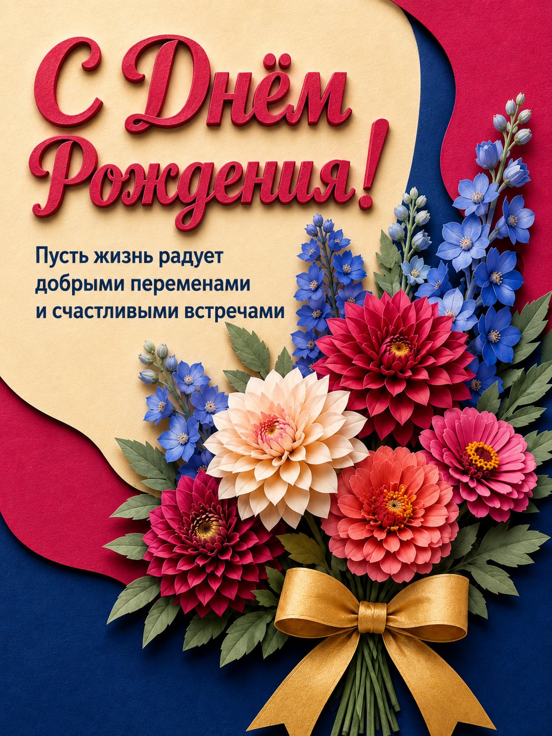 Открытка «С Днем Рождения»