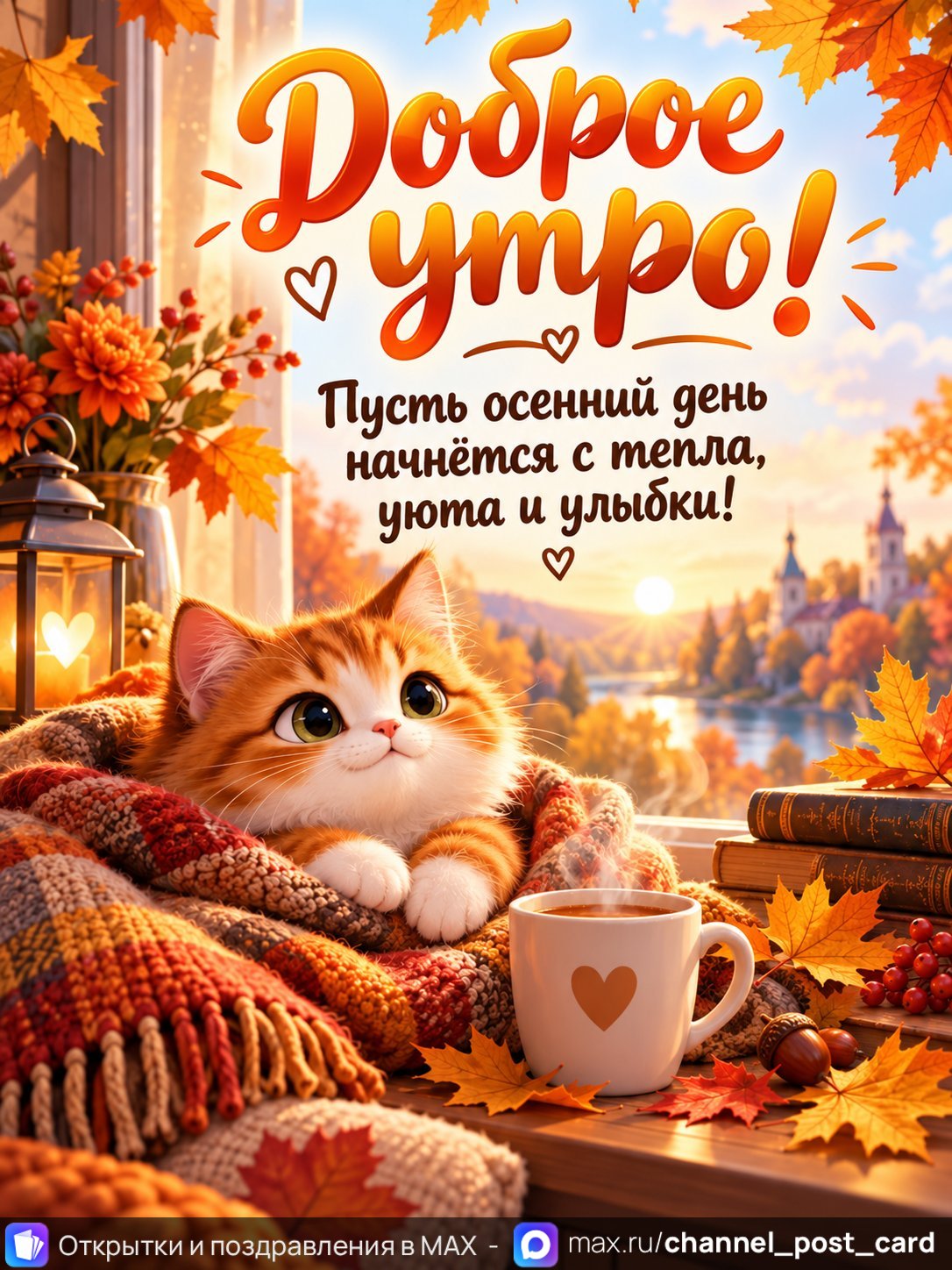Открытка «Доброе утро»