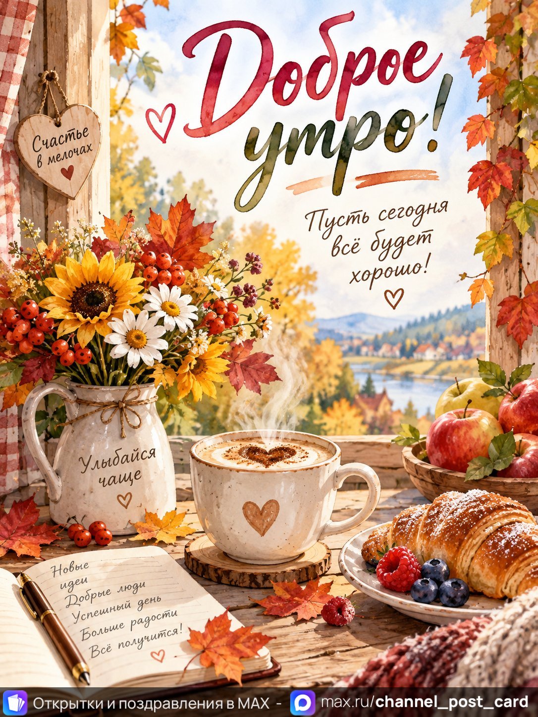 Открытка «Доброе утро»