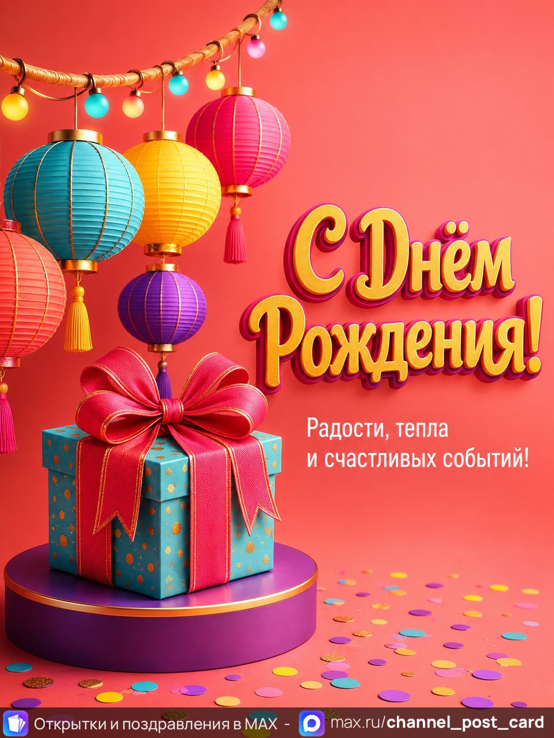 Открытка «С Днем Рождения» — День рождения