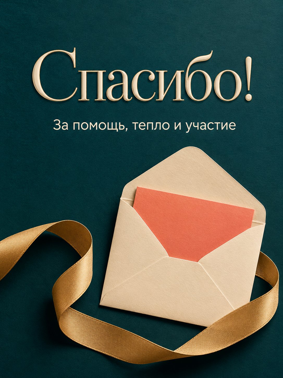 Открытка «Спасибо»