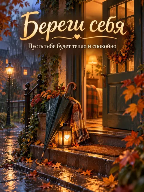 Открытка «Береги себя»