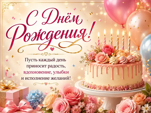 Открытки «День рождения»