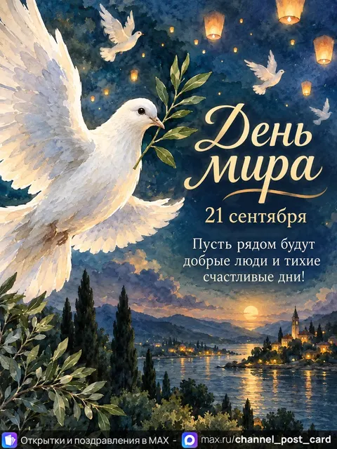 С Днем Мира — открытка «День мира»