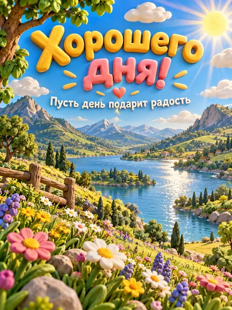 Открытка «Хорошего дня»