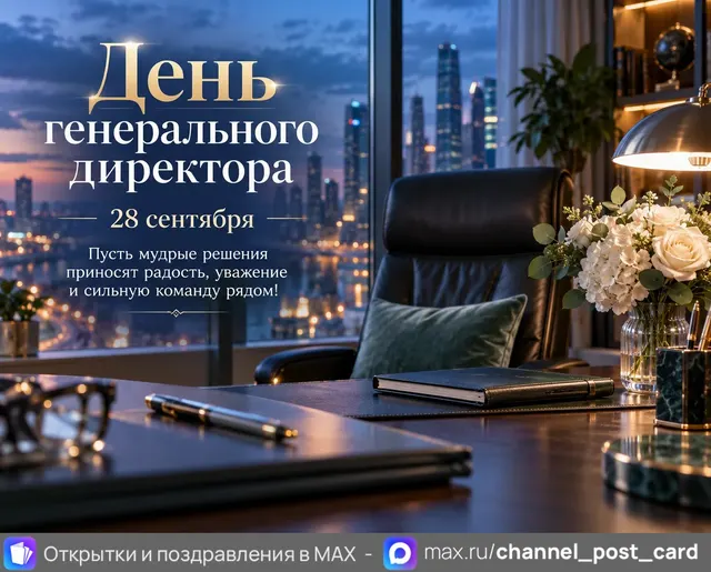 Открытка «День генерального директора»