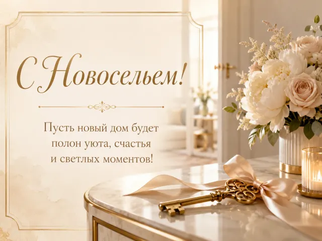Открытка «С Новосельем»