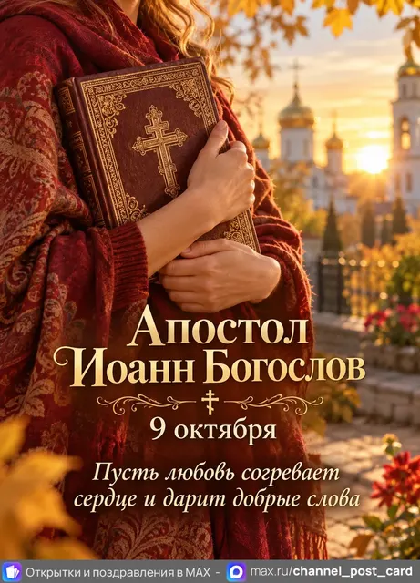 Открытка «Апостол Иоанн Богослов»