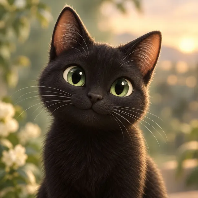 Черный кот