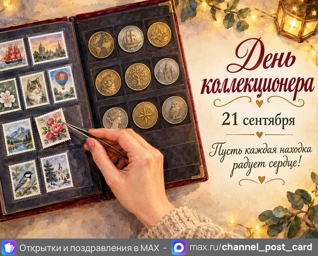 С Днем Коллекционера — открытка «День коллекционера»