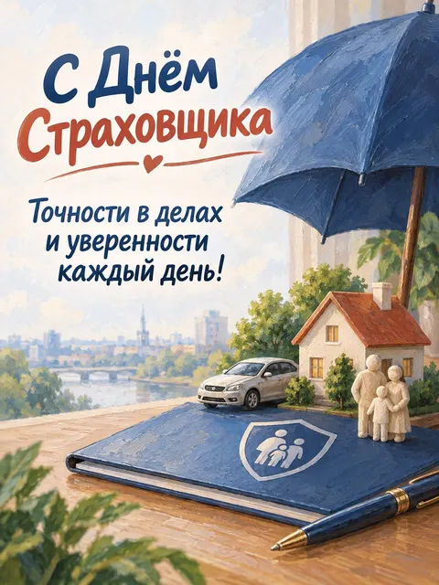 С Днем Страховщика — открытка «День страховщика»