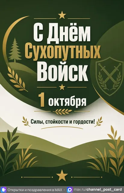 С Днём Сухопутных Войск — открытка «День Сухопутных войск»