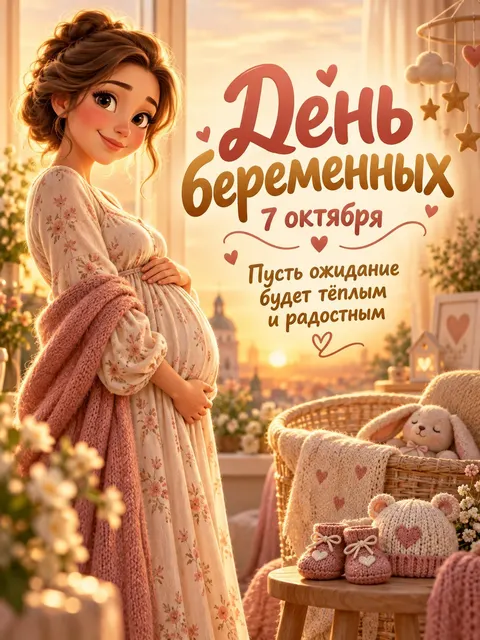 С Днем Беременных — открытка «День беременных»