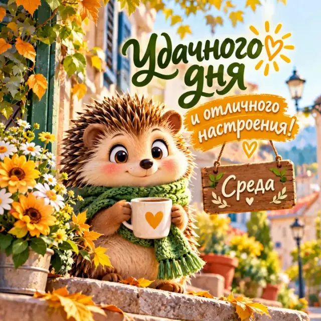 Отличного дня среда — открытка «Хорошего дня»