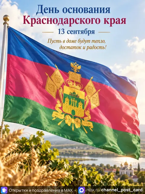 Открытка «День Краснодарского Края»