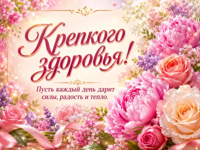 Крепкого здоровья