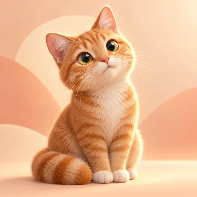 Рыжий котёнок