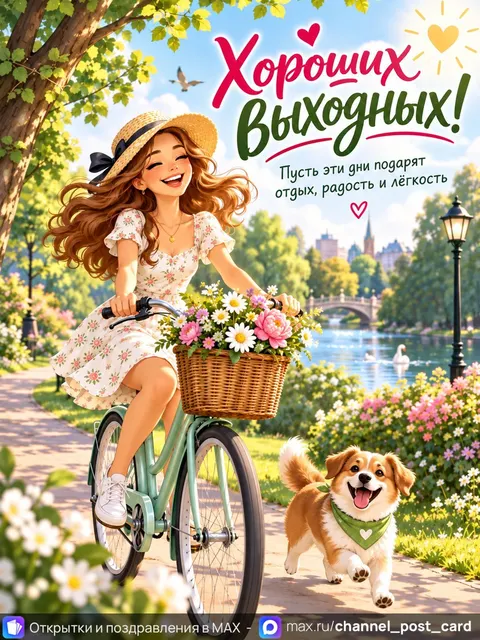 Открытки «Хороших выходных»
