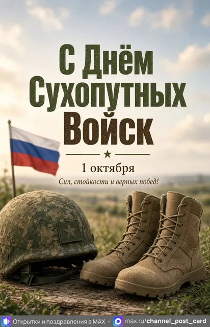 С Днём Сухопутных Войск — открытка «День Сухопутных войск»