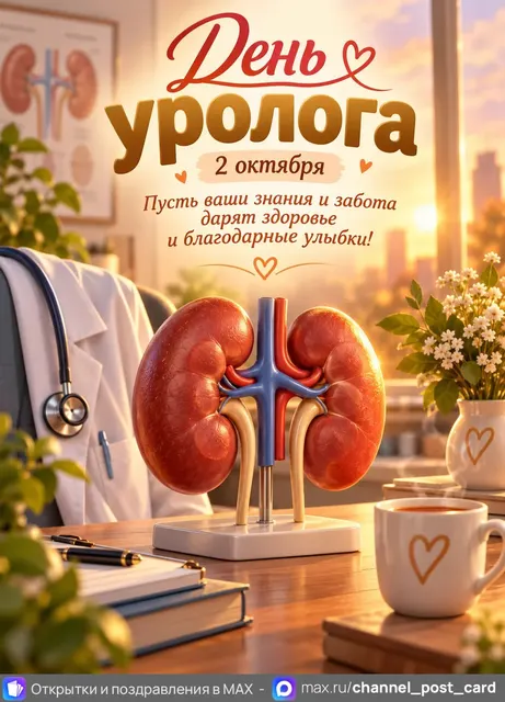 С Днем Уролога — открытка «День уролога»