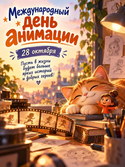 С Днём Анимации — открытка «Международный день анимации»