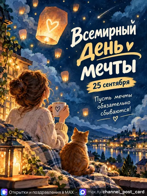 Открытки «Всемирный день мечты»