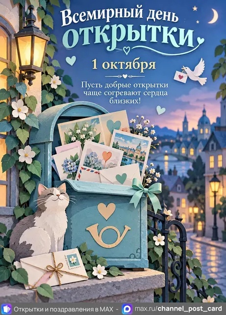 С Днем открытки — открытка «Всемирный день открытки»