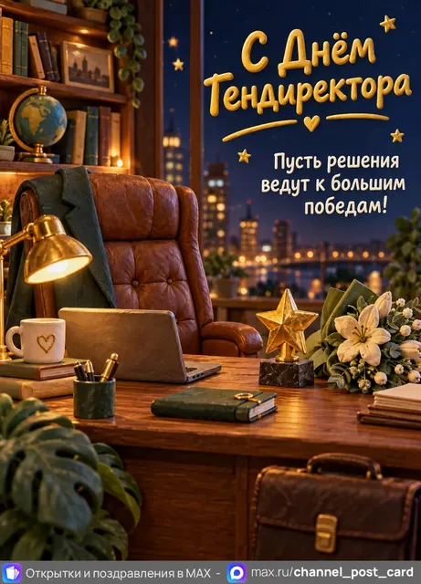 С Днём Гендиректора — открытка «День генерального директора»
