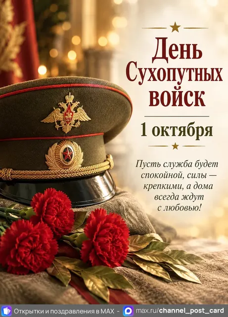 С Днём Сухопутных Войск — открытка «День Сухопутных войск»