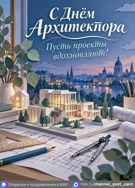 С Днём Архитектора — открытка «День архитектора»