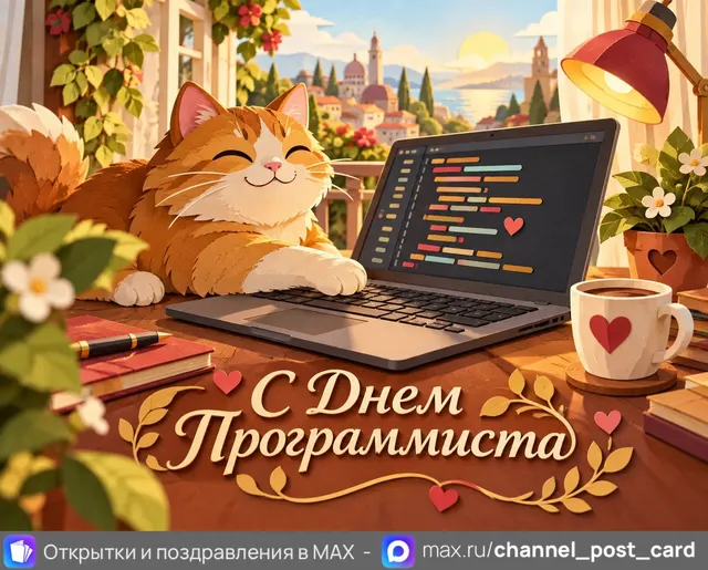 С Днем Программиста — открытка «День программиста»