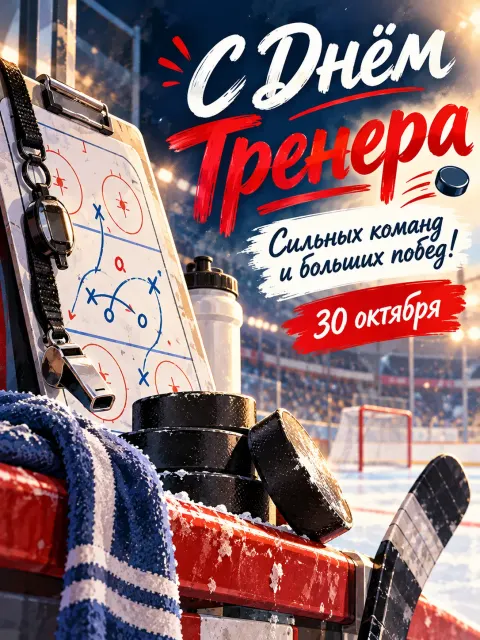 С Днём Тренера — открытка «День тренера»