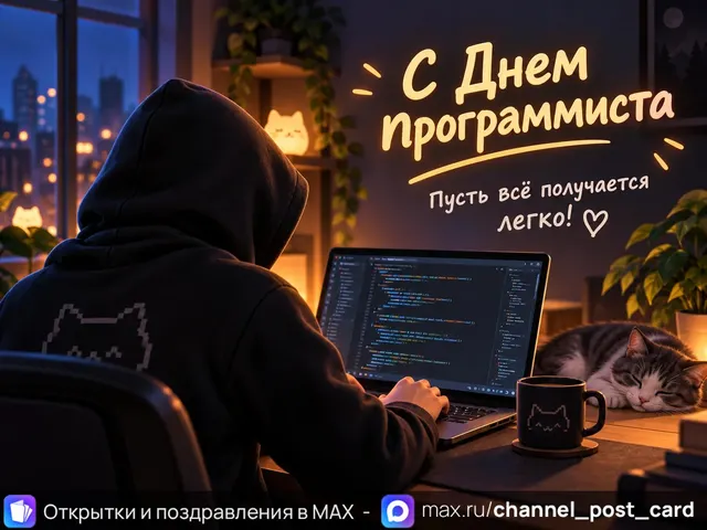 С Днем Программиста — открытка «День программиста»