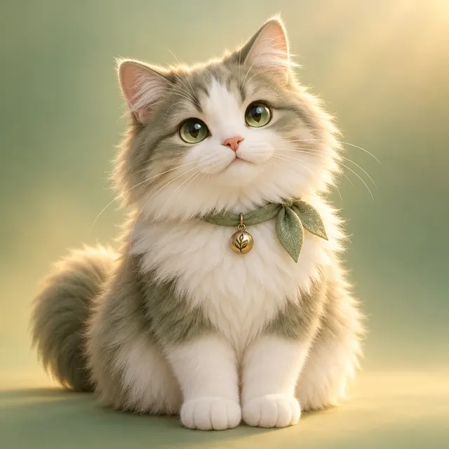 Серый котёнок