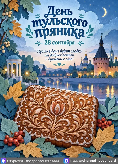 Открытка «День тульского пряника»