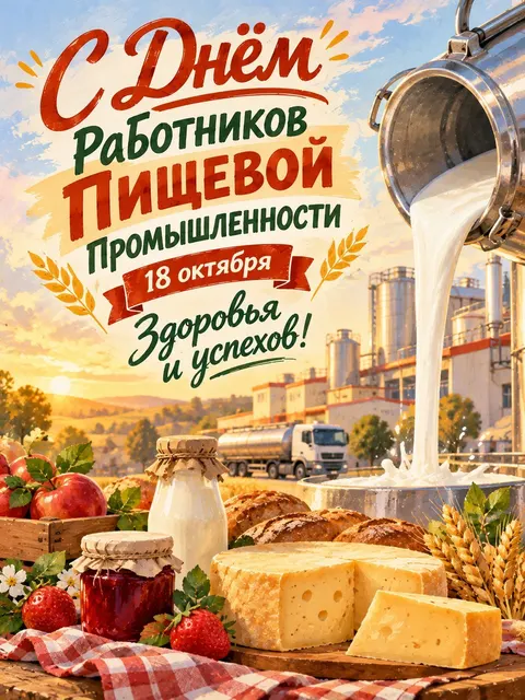 С Днем работников пищевой промышленности — открытка «День работников пищевой промышленности»