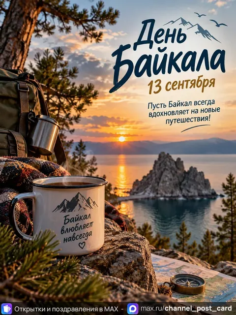 Открытка «День Байкала»