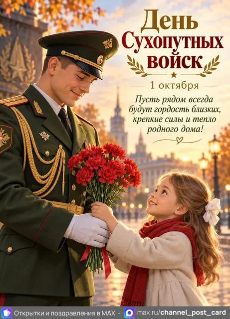 С Днём Сухопутных Войск — открытка «День Сухопутных войск»