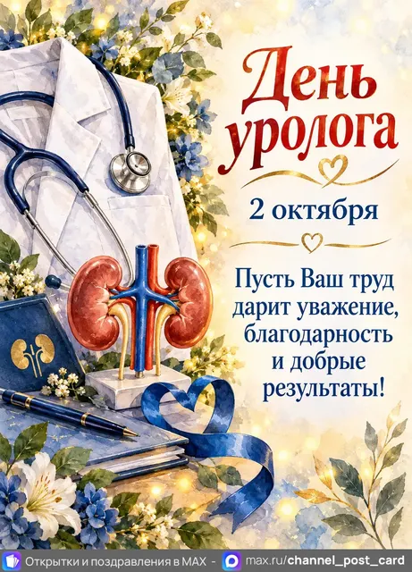 С Днем Уролога — открытка «День уролога»