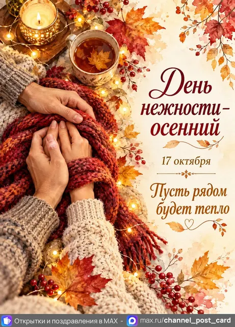 С Днем Нежности — открытка «День нежности — осенний»