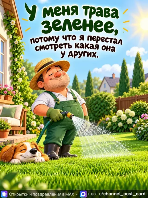 Трава зеленее