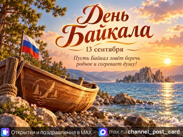 Открытка «С Днем Байкала»
