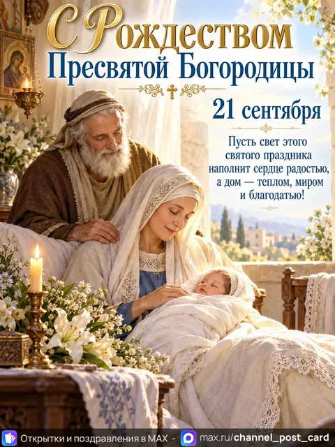 Рождество Пресвятой Богородицы — открытка «Рождество Богородицы»