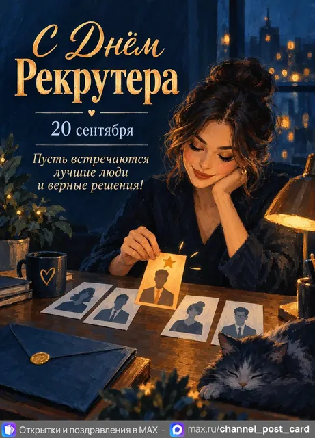Открытка «С Днём Рекрутера»