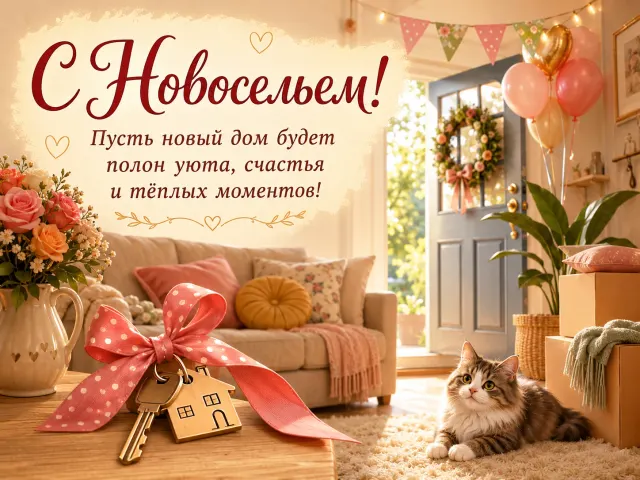 Открытка «С Новосельем»