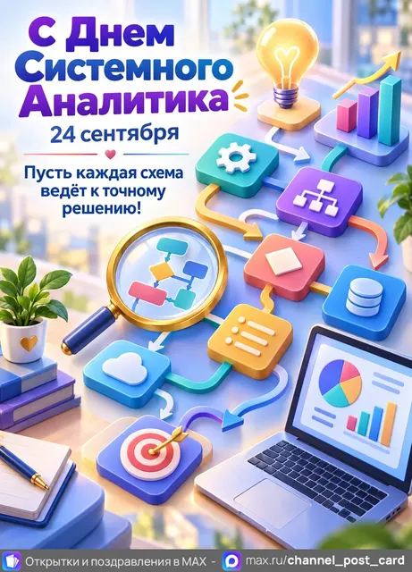Открытки «День системного аналитика»
