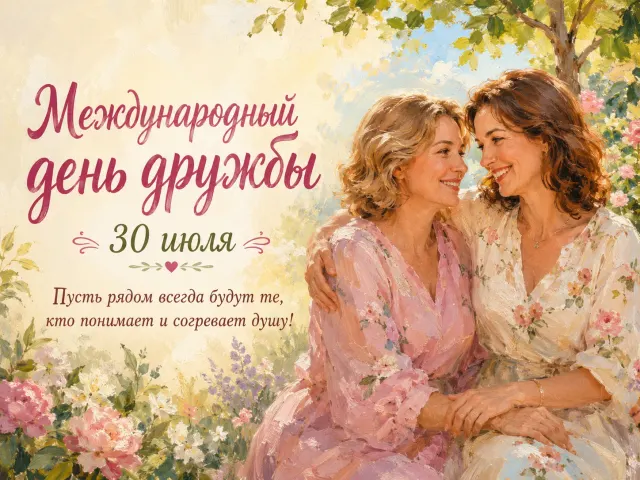 Открытка «Международный день дружбы»