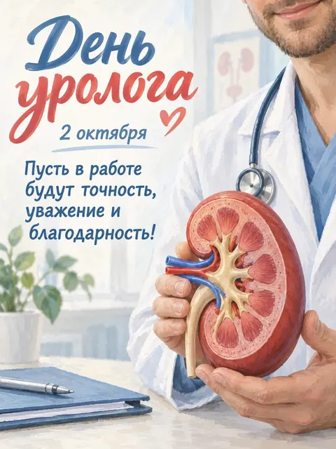 С Днем Уролога — открытка «День уролога»